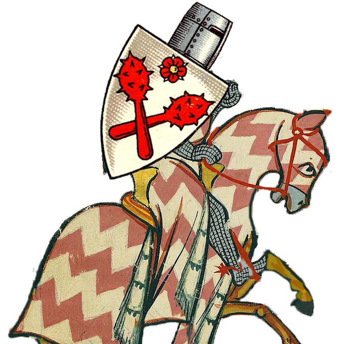 Ritter mit dem Wappen der Familie Berkule (öffnet vergrößerte Bildansicht)