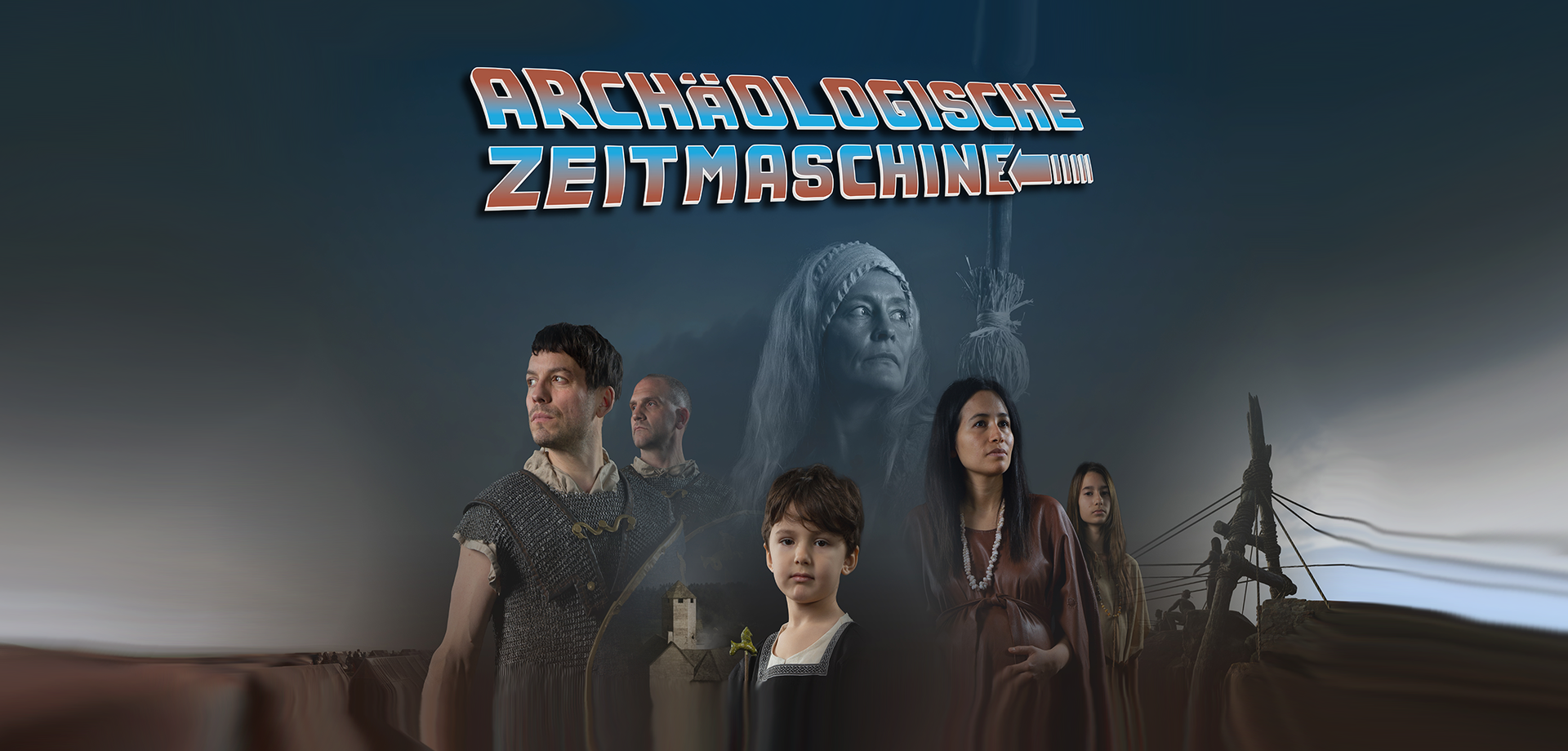 Filmplakat der Archäologischen Zeitmaschine.